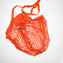 Load image into Gallery viewer, Reusable Organic Cotton Mesh Bag (Long Handle) - Plastic Free Sustainable Shopping Grocery Picnic Outdoor & Party - Zero Waste Biodegradable