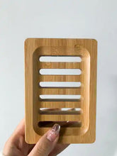 Load image into Gallery viewer, Natural Bamboo Soap Dish – Eco-Friendly & Stylish