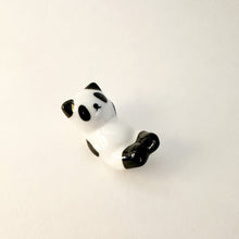 Load image into Gallery viewer, Handcrafted Ceramic Panda Chopstick Rests