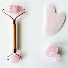 Load image into Gallery viewer, Ultimate Gua Sha Kit – Jade, Rose Quartz & Obsidian