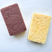Load image into Gallery viewer, Eco-Friendly Natural Cleaning Sponges – Sisal & Coconut Husk