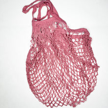 Load image into Gallery viewer, Reusable Organic Cotton Mesh Bag (Long Handle) - Plastic Free Sustainable Shopping Grocery Picnic Outdoor & Party - Zero Waste Biodegradable