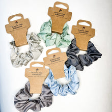 Load image into Gallery viewer, Plastic-Free Biodegradable Bamboo Scrunchies