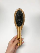 Load image into Gallery viewer, Bamboo Pet Brush with Sisal and Steel Bristles – Eco-Friendly Grooming