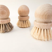 Load image into Gallery viewer, Rustic Kitchen Pot Brushes with Natural Bristles