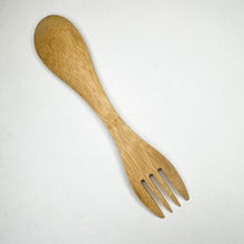 Load image into Gallery viewer, Natural Bamboo Spork – Perfect for Travel and Dining Out