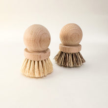 Load image into Gallery viewer, Rustic Kitchen Pot Brushes with Natural Bristles