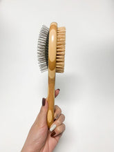 Load image into Gallery viewer, Bamboo Pet Brush with Sisal and Steel Bristles – Eco-Friendly Grooming