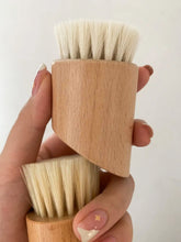 Load image into Gallery viewer, Plastic free Face Brush with Natural Bristles