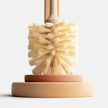 Load image into Gallery viewer, Plastic Free Natural Sisal Bristles Toilet Brush & Stand - Eco Friendly Zero Waste Reusable Toilet Brush - Sustainable Sisal Cleaning Brush