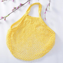 Load image into Gallery viewer, Reusable Organic Cotton Mesh Bag - Plastic Free Zero Waste Shopping Bag
