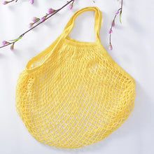 Load image into Gallery viewer, Reusable Organic Cotton Mesh Bag - Plastic Free Zero Waste Shopping Bag