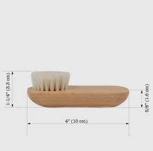 Load image into Gallery viewer, Bamboo Facial Massager with Goat Hair Bristles