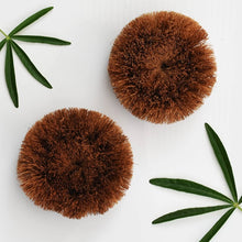 Load image into Gallery viewer, Natural Coconut Kitchen Scourers
