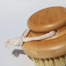 Load image into Gallery viewer, Bamboo Round Body Brush with Natural Sisal Bristles