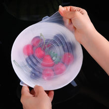 Load image into Gallery viewer, Eco-Friendly Reusable Silicone Stretch Food & Dish Covers – Set of 6