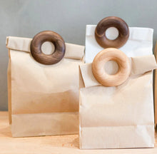 Load image into Gallery viewer, Wooden Donut Bag Clips-Eco Friendly Plastic Free Zero Waste Natural Reusable Bag Sealing Clips