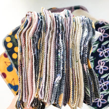 Load image into Gallery viewer, UnPaper Reusable Cloth Towels - Zero Waste Plastic Free Wipes - Organic UnPaper Napkins Single Ply 100% Cotton Made - Set of 6