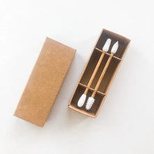 Load image into Gallery viewer, Reusable Bamboo Silicone Q-tips | Zero Waste | Plastic Free | Sustainable Bathroom