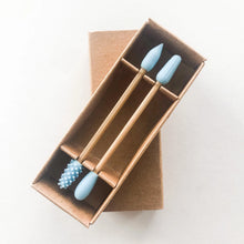 Load image into Gallery viewer, Reusable Bamboo Silicone Q-tips | Zero Waste | Plastic Free | Sustainable Bathroom
