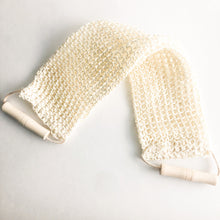 Load image into Gallery viewer, Natural Sisal Back & Body Scrubber - Organic Biodegradable Zero Waste Exfoliating - Plastic Free Sustainable Shower & Bathroom
