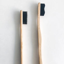 Load image into Gallery viewer, Eco Friendly Natural Bamboo Toothbrush - Activated Charcoal Bristle - Zero Waste | Biodegradable