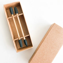 Load image into Gallery viewer, Reusable Bamboo Silicone Q-tips | Zero Waste | Plastic Free | Sustainable Bathroom