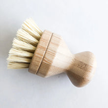 Load image into Gallery viewer, Natural Bamboo Pot & Dish Brush With Replaceable Head - Organic Biodegradable Zero Waste Multipurpose Brush - Sustainable Kitchen