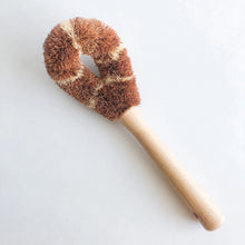 Load image into Gallery viewer, Natural Bamboo Coconut Glass Brush - Organic Plastic Free Biodegradable Coconut Kitchen Brush - Zero Waste Living