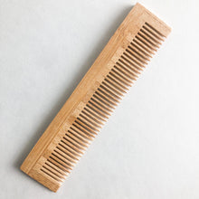 Load image into Gallery viewer, Plastic Free Natural Bamboo Comb - Zero Waste Static Free Comb