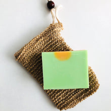 Load image into Gallery viewer, Natural Organic Handmade Jute Soap Bag - Zero Waste Biodegradable Soap Saver