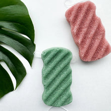Load image into Gallery viewer, Natural Organic Konjac Body Sponge - Biodegradable Zero Waste Plastic Free Facial, Body & Bath Sponge - Sustainable Living and Bathroom