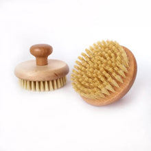 Load image into Gallery viewer, Organic Sisal Dry Body Brush - Eco friendly Natural Zero Waste Round Body Brush - Plastic Free Sustainable Exfoliate