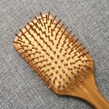 Load image into Gallery viewer, Natural Bamboo Hair Brush - Zero Waste Plastic Free Detangling Brush