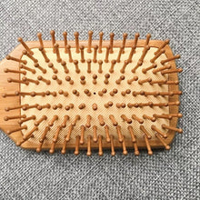 Load image into Gallery viewer, Natural Bamboo Hair Brush - Zero Waste Plastic Free Detangling Brush
