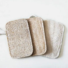 Load image into Gallery viewer, Natural Loofah Kitchen Sponge 3 Pcs-Zero Waste Dish Sponge