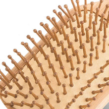 Load image into Gallery viewer, Natural Bamboo Hair Brush - Zero Waste Plastic Free Detangling Brush