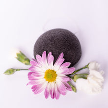 Load image into Gallery viewer, Natural Biodegradable Konjac Cleansing Sponge - Organic Vegan Facial Sponge - Charcoal | Lavender | Green Tea | Turmeric | Aloe | Rose clay