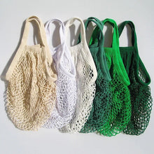 Load image into Gallery viewer, Reusable Organic Cotton Mesh Bag - Plastic Free Zero Waste Shopping Bag