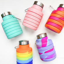 Load image into Gallery viewer, Reusable Collapsible Silicone Bottles
