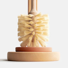 Load image into Gallery viewer, Plastic Free Natural Sisal Bristles Toilet Brush &amp; Stand - Eco Friendly Zero Waste Reusable Toilet Brush - Sustainable Sisal Cleaning Brush
