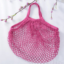 Load image into Gallery viewer, Reusable Organic Cotton Mesh Bag - Plastic Free Zero Waste Shopping Bag
