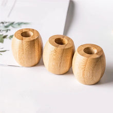 Load image into Gallery viewer, Zero Waste Plastic Free Natural Bamboo Toothbrush Holder

