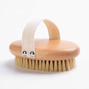 Plastic Free Natural Sisal Body Brush - Zero Waste Organic Exfoliating Dry Body Brush - Eco Friendly Sustainable Bathroom