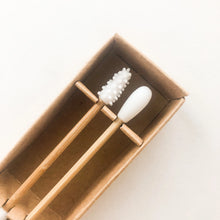 Load image into Gallery viewer, Reusable Bamboo Silicone Q-tips | Zero Waste | Plastic Free | Sustainable Bathroom
