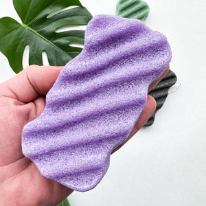 Natural Organic Konjac Body Sponge - Biodegradable Zero Waste Plastic Free Facial, Body & Bath Sponge - Sustainable Living and Bathroom