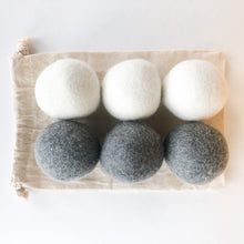 Load image into Gallery viewer, Natural Wool Dryer Balls | Organic Handmade 100% New Zealand Wool | Set of 6
