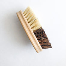 Load image into Gallery viewer, Bamboo Sisal/Palm Fiber Vegetable Brush-Zero Waste Natural Kitchen Scrubbing Brush-Sustainable Kitchen
