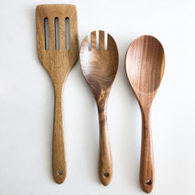 Load image into Gallery viewer, Natural Acacia Wood Kitchen Utensil Set
