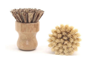 Bamboo Pot Scrubber - Zero Waste Dish Brush